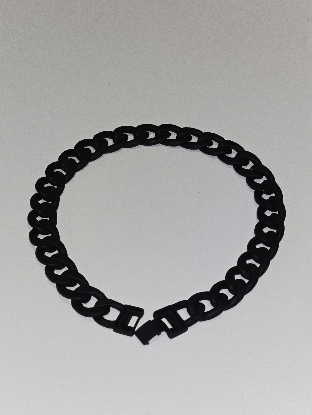 Midnight Hour Chunky Black Choker Necklace
